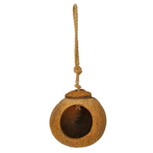 Load image into Gallery viewer, Natural coconut shell bird nest