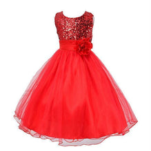 Load image into Gallery viewer, Baby Sequin Dress Flower Girl Wedding Princess Dress