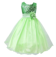 Load image into Gallery viewer, Baby Sequin Dress Flower Girl Wedding Princess Dress