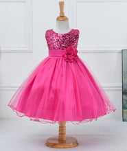 Load image into Gallery viewer, Baby Sequin Dress Flower Girl Wedding Princess Dress