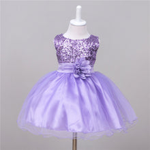 Load image into Gallery viewer, Baby Sequin Dress Flower Girl Wedding Princess Dress