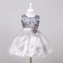 Load image into Gallery viewer, Baby Sequin Dress Flower Girl Wedding Princess Dress