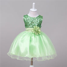 Load image into Gallery viewer, Baby Sequin Dress Flower Girl Wedding Princess Dress