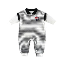 Load image into Gallery viewer, Baby Onesies Striped Male Baby Newborn Clothes Baby Autumn Clothes
