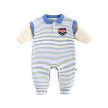 Load image into Gallery viewer, Baby Onesies Striped Male Baby Newborn Clothes Baby Autumn Clothes