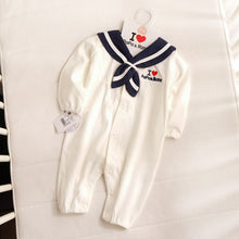 Load image into Gallery viewer, Navy Style Baby Clothes Newborn Clothes Baby Onesies