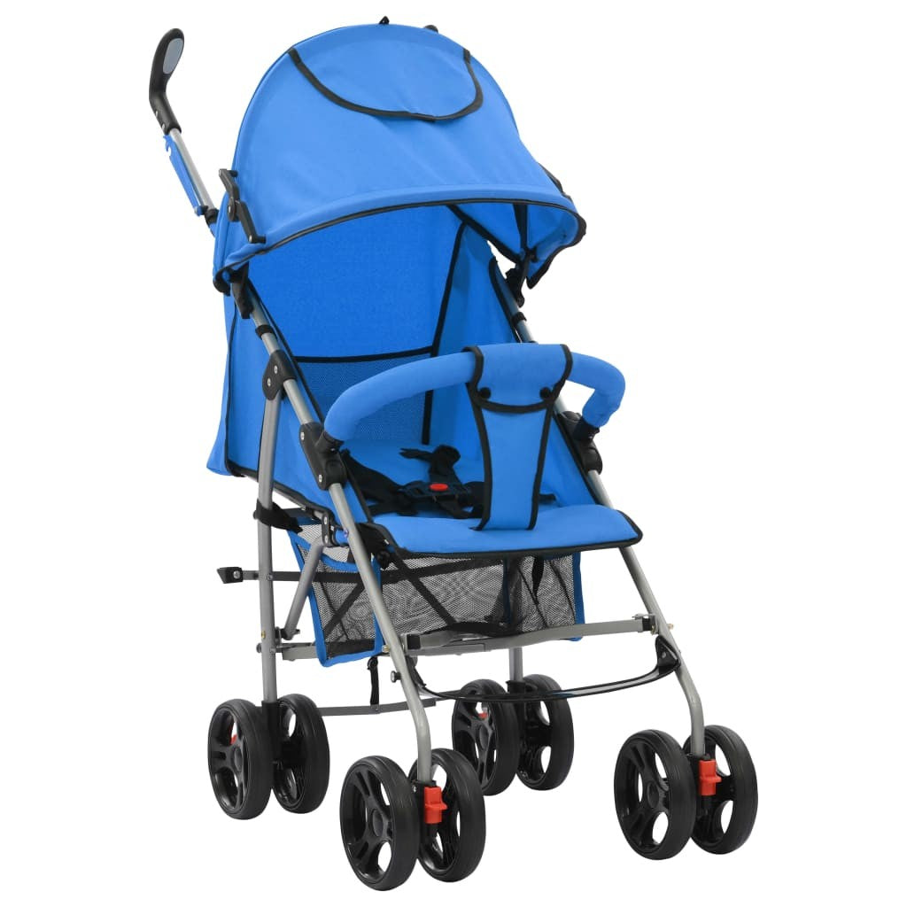 2-in-1 foldable stroller / pram Steel Blue