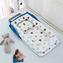 Load image into Gallery viewer, Cotton Portable Baby Crib Newborn Foldable