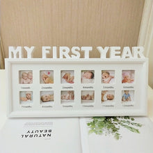 Load image into Gallery viewer, My First Year Baby 12 Month Photo Frame Baby Accessories Newborn Gift