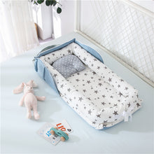 Load image into Gallery viewer, Cotton Portable Baby Crib Newborn Foldable