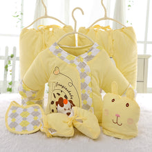 Load image into Gallery viewer, Baby cotton six piece dog models newborn infant newborn BD201 winter cotton padded jacket
