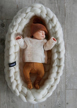 Load image into Gallery viewer, Baby Basket Knitted Baby Nest Newborn Nest Thick Wire Basket