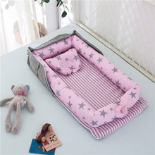 Load image into Gallery viewer, Cotton Portable Baby Crib Newborn Foldable