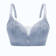 Load image into Gallery viewer, Pure Cotton Breastfeeding Bra Gathered Lace Pregnancy