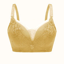 Load image into Gallery viewer, Pure Cotton Breastfeeding Bra Gathered Lace Pregnancy