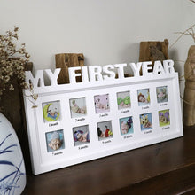 Load image into Gallery viewer, My First Year Baby 12 Month Photo Frame Baby Accessories Newborn Gift