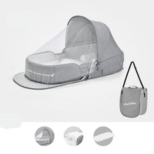 Load image into Gallery viewer, Baby Crib Multifunctional Folding Newborn Bed