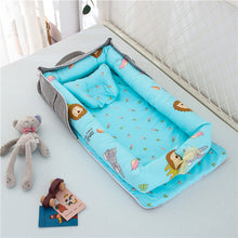 Load image into Gallery viewer, Cotton Portable Baby Crib Newborn Foldable