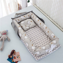 Load image into Gallery viewer, Cotton Portable Baby Crib Newborn Foldable