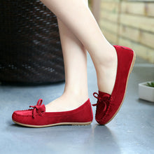Load image into Gallery viewer, Flat Bottom Low-top Single Shoes Round Toe Peas Shoes Pregnant Women Shoes