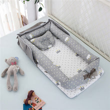 Load image into Gallery viewer, Cotton Portable Baby Crib Newborn Foldable