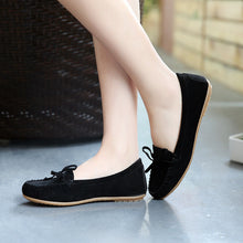 Load image into Gallery viewer, Flat Bottom Low-top Single Shoes Round Toe Peas Shoes Pregnant Women Shoes