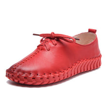 Load image into Gallery viewer, Spring and autumn new hand-sewn leather women's shoes