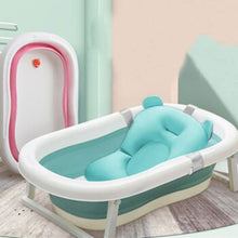 Load image into Gallery viewer, Folding Baby Bath Tub Foldable Baby Shower Bath Tub With Non-slip Cushion Eco-friendly Newborn Bathtub Safe Adjustable Kids Bath