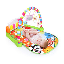 Load image into Gallery viewer, Baby Fitness Frame Newborn Baby Carpet Multifunctional Music Foot Piano Toy
