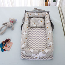 Load image into Gallery viewer, Cotton Portable Foldable Baby Bed
