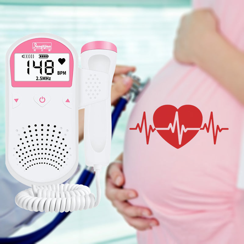 Fetal Doppler Upgraded Fetal Home Pregnancy Heart Rate – New Life 2 ...