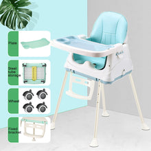 Load image into Gallery viewer, 3 in1 Adjust Baby Comfortable High Chair Safe Feeding Highchair For Kids/Toddler
