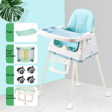 Load image into Gallery viewer, 3 in1 Adjust Baby Comfortable High Chair Safe Feeding Highchair For Kids/Toddler