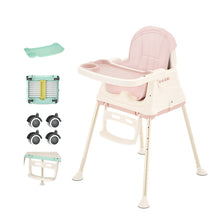 Load image into Gallery viewer, 3 in1 Adjust Baby Comfortable High Chair Safe Feeding Highchair For Kids/Toddler