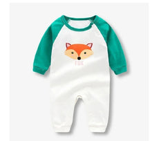 Load image into Gallery viewer, Fashion Cute Cotton Long-sleeved Thin Baby Clothes One-piece
