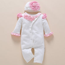 Load image into Gallery viewer, one-year-old baby wears newborn baby clothing romper jumpsuit
