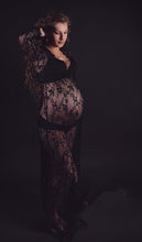 Load image into Gallery viewer, Sexy perspective lace dress, pregnant women&#39;s skirts,
