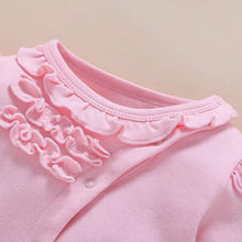 Load image into Gallery viewer, one-year-old baby wears newborn baby clothing romper jumpsuit
