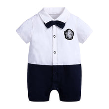 Load image into Gallery viewer, Baby Romper Gentleman Baby Jumpsuit
