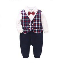 Load image into Gallery viewer, Newborn Clothes Baby Full Moon One Year Old Gentleman Romper
