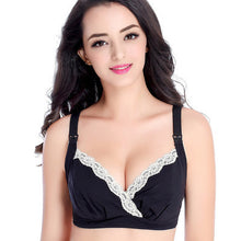 Load image into Gallery viewer, Mommy Front Button Cotton Nursing Bra Breastfeeding Pregnant Women Underwear Bra
