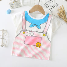 Load image into Gallery viewer, Children&#39;s Short-sleeved T-shirt cotton Baby Half-sleeved Bottoming Shirt
