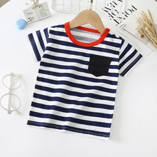 Load image into Gallery viewer, Children&#39;s Short-sleeved T-shirt cotton Baby Half-sleeved Bottoming Shirt
