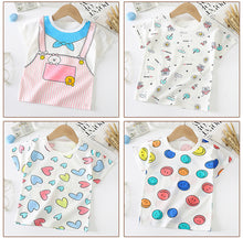 Load image into Gallery viewer, Children&#39;s Short-sleeved T-shirt cotton Baby Half-sleeved Bottoming Shirt
