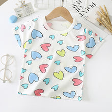Load image into Gallery viewer, Children&#39;s Short-sleeved T-shirt cotton Baby Half-sleeved Bottoming Shirt
