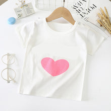 Load image into Gallery viewer, Children&#39;s Short-sleeved T-shirt cotton Baby Half-sleeved Bottoming Shirt
