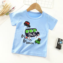 Load image into Gallery viewer, Children&#39;s Short-sleeved T-shirt cotton Baby Half-sleeved Bottoming Shirt
