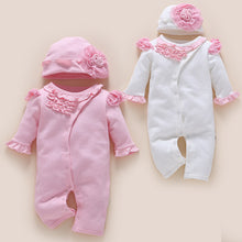 Load image into Gallery viewer, one-year-old baby wears newborn baby clothing romper jumpsuit
