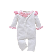 Load image into Gallery viewer, one-year-old baby wears newborn baby clothing romper jumpsuit
