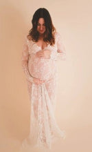 Load image into Gallery viewer, Sexy perspective lace dress, pregnant women&#39;s skirts,
